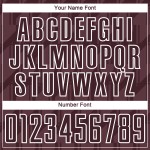 Maglia da calcio personalizzata marrone bianca con stampa a sublimazione